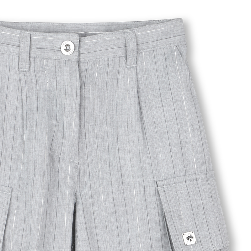 Cal&ccedil;&otilde;es compridos com riscas DKNY 
                        GIRL