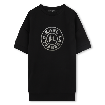 Short-sleeved dress KARL LAGERFELD KIDS GIRL