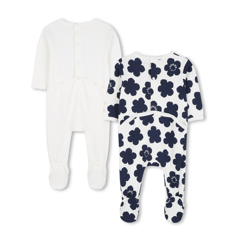 Conjunto de dois pijamas de algod&atilde;o KENZO KIDS 
                        UNISEX
