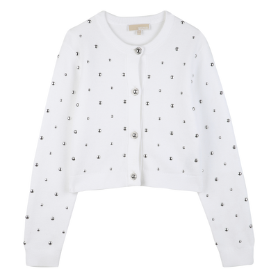 CARDIGAN COM BOT&Otilde;ES MICHAEL KORS GIRL