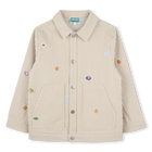 Blus&atilde;o de sarja &agrave;s riscas KENZO KIDS 
                    UNISEX