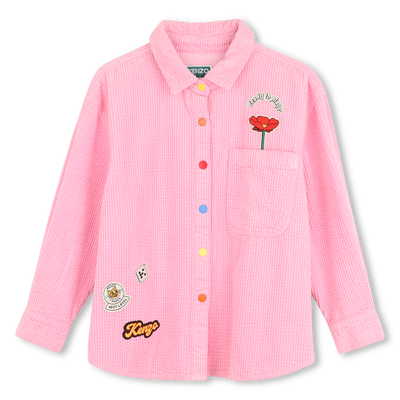 Camisa de manga longa KENZO KIDS GIRL