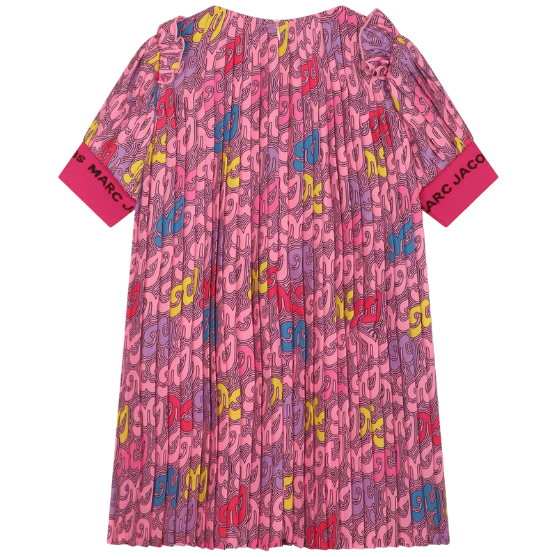 Pleated crêpe dress THE MARC JACOBS 
                    GIRL