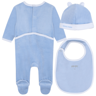 Pijama com gorro e babete KENZO KIDS UNISSEXO
