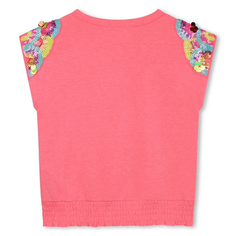 T-shirt larga de base elástica BILLIEBLUSH 
                    GIRL