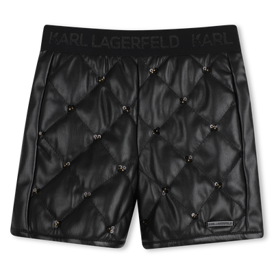 Bermuda com strass KARL LAGERFELD KIDS GIRL