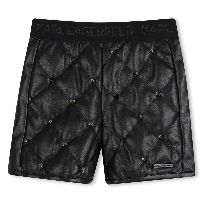 Bermuda com strass KARL LAGERFELD KIDS 
                        GIRL
