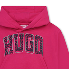 Sweatshirt em molet&atilde;o HUGO 
                    GIRL