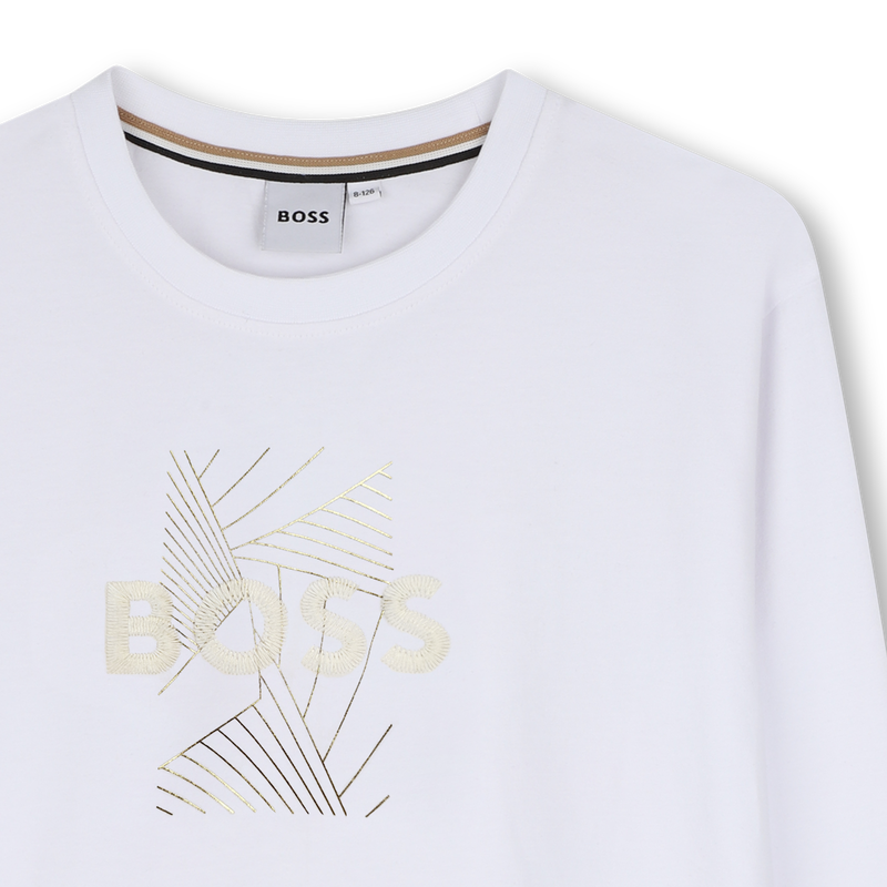Camiseta de manga longa BOSS 
                        GIRL