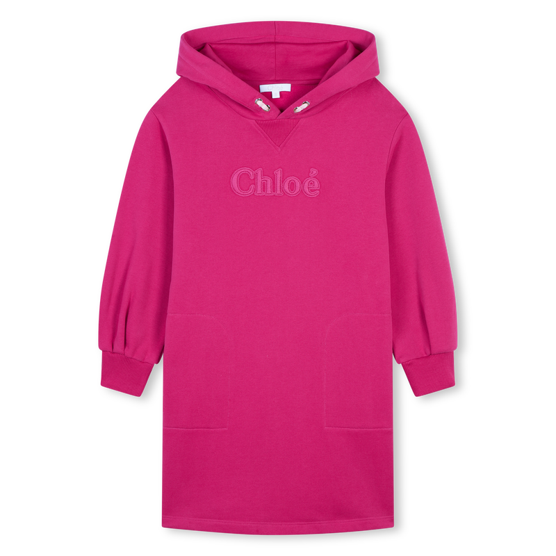 Vestido de moletão com capuz CHLOE 
                    GIRL
