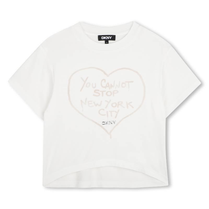 Camiseta de mangas curtas DKNY 
                        GIRL
