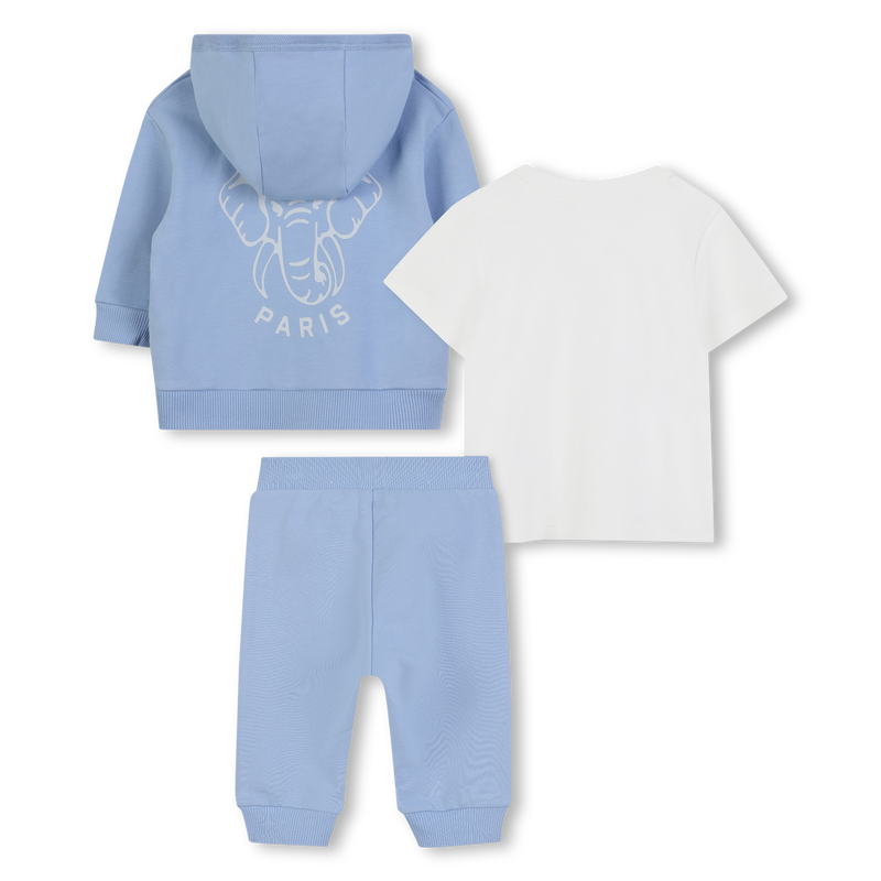 T-shirt + cardigan + calças set KENZO KIDS 
                    UNISEX