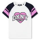 Camiseta de mangas curtas DKNY 
                    GIRL