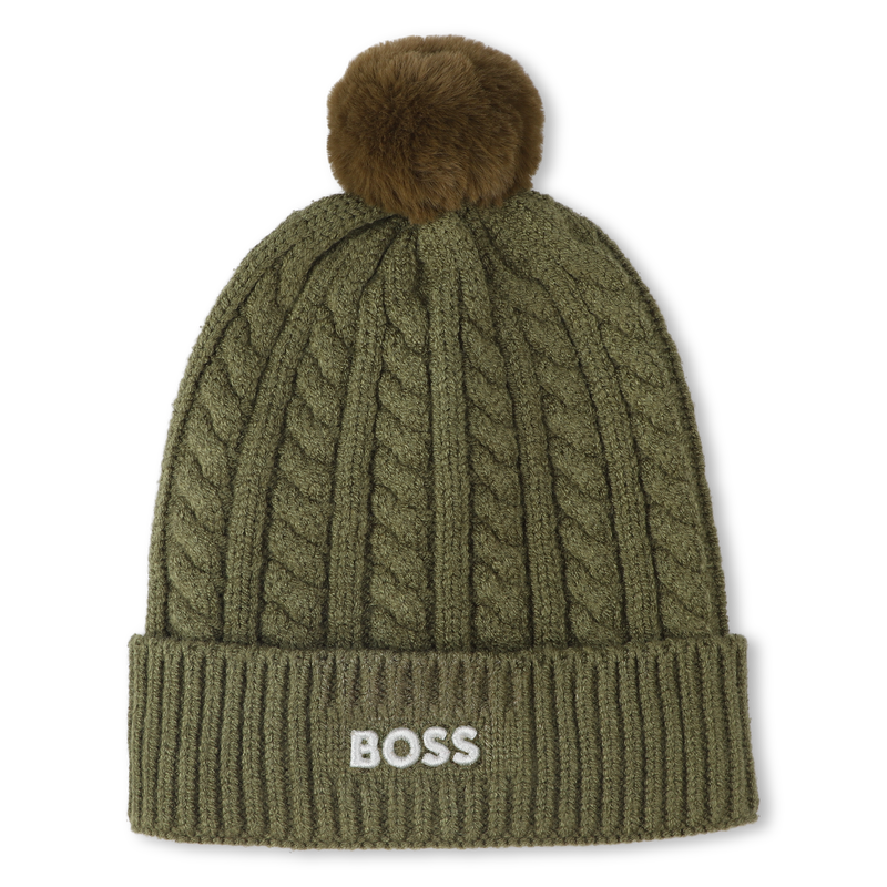 Gorro de malha trançada BOSS 
                    BOY