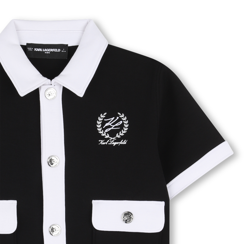 CARDIG&Atilde; DE MANGA CURTA KARL LAGERFELD KIDS 
                        GIRL