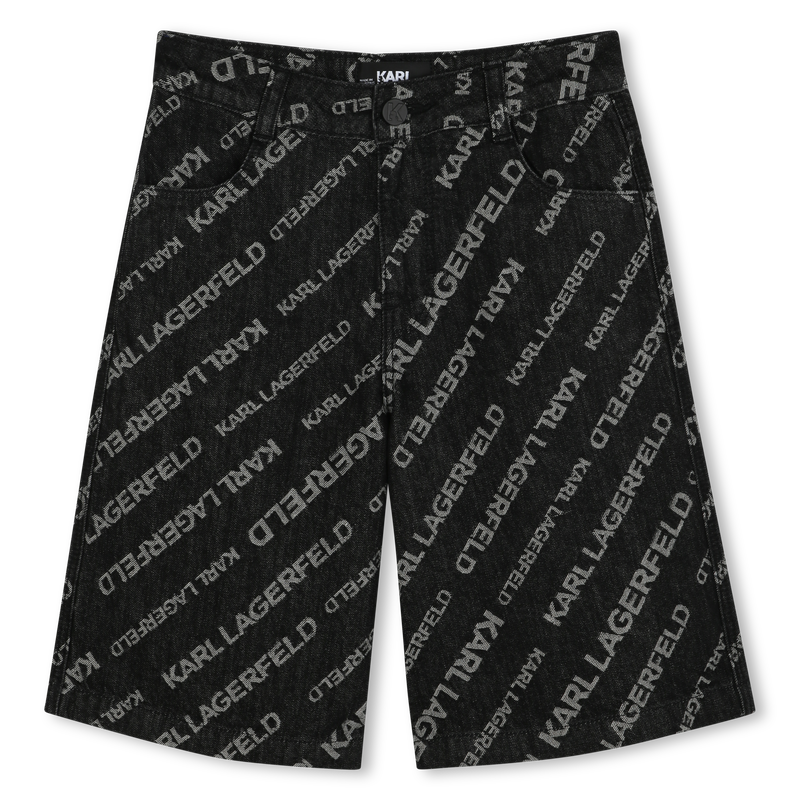 Bermuda de ganga KARL LAGERFELD KIDS 
                        BOY