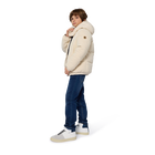 Jaqueta bimaterial BOSS 
                    BOY