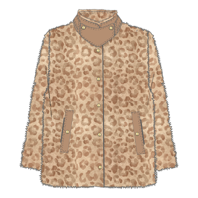 Casaco com estampado de leopardo CHLOE GIRL