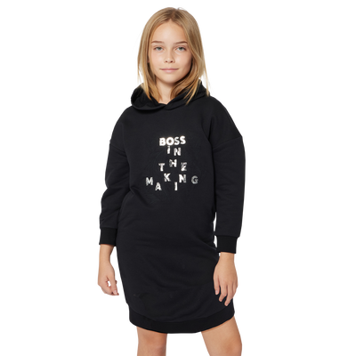 Vestido sweatshirt com capuz BOSS GIRL