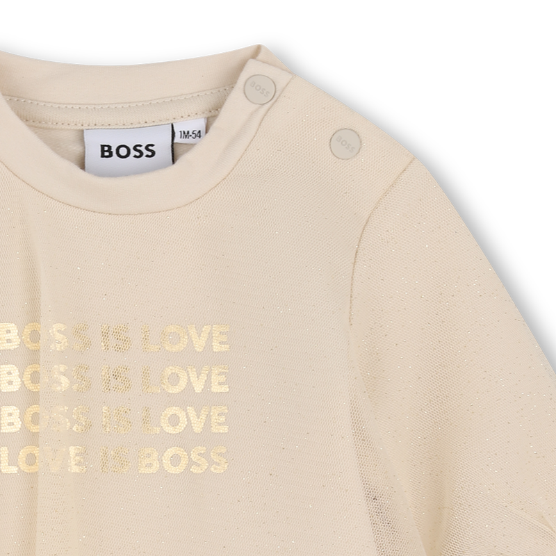 Vestido de mangas longas BOSS 
                        GIRL