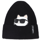 Conjunto de chap&eacute;u + aquecedor de pesco&ccedil;o KARL LAGERFELD KIDS 
                    GIRL