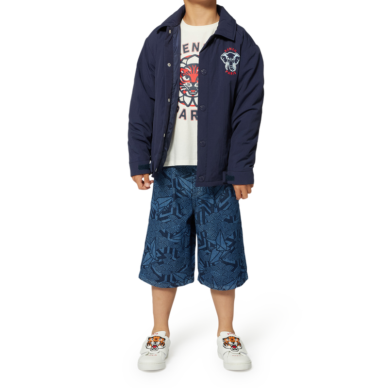 Sapatilhas de pele com velcro