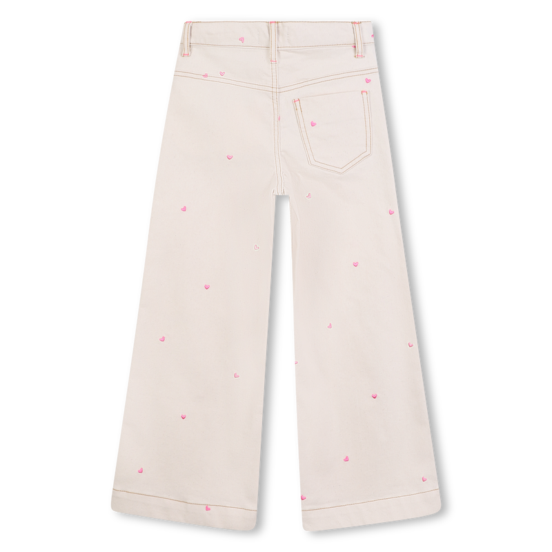 Calças de algodão com corações BILLIEBLUSH 
                    GIRL