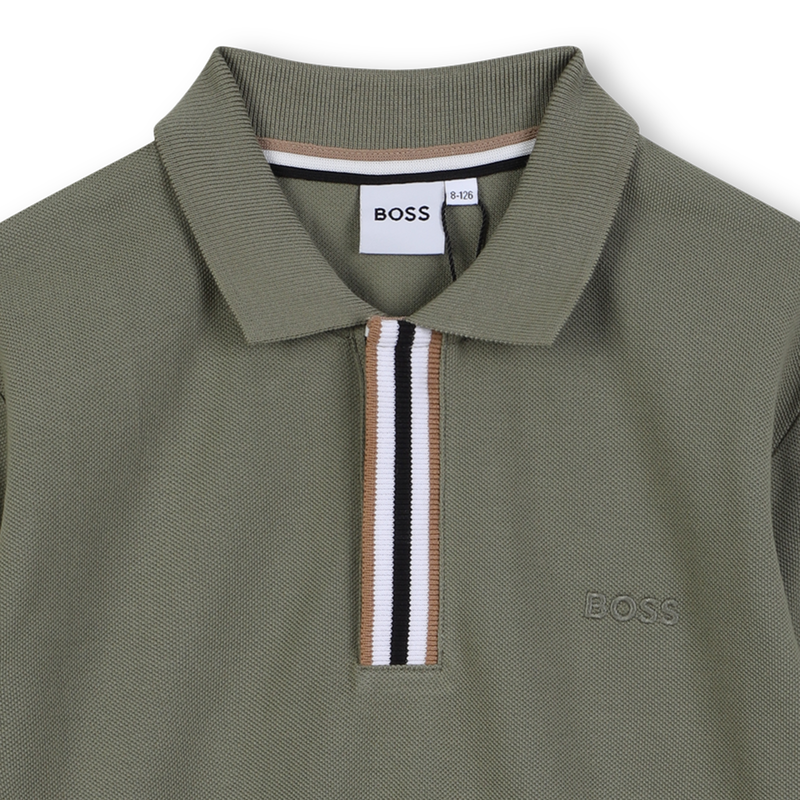 Camisa pólo de manga comprida BOSS 
                    BOY