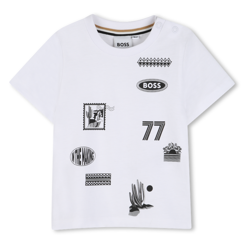 T-SHIRT DE MANGA CURTA BOSS 
                        BOY