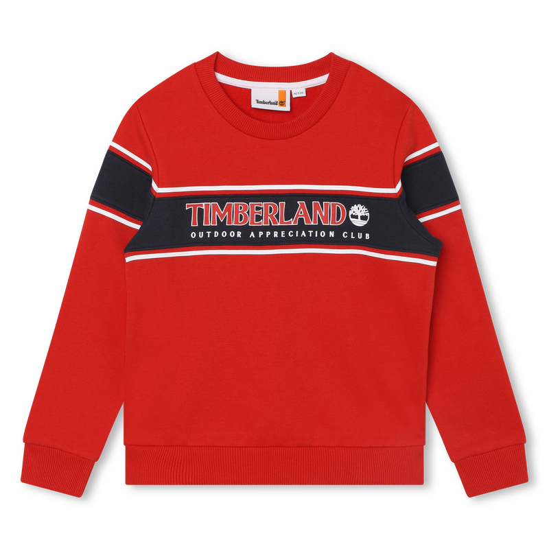 Cotton-rich sweatshirt TIMBERLAND 
                    BOY