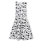Vestido estampado em algod&atilde;o DKNY 
                    GIRL