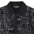 Camisa de manga curta em jersey KARL LAGERFELD KIDS 
                    BOY