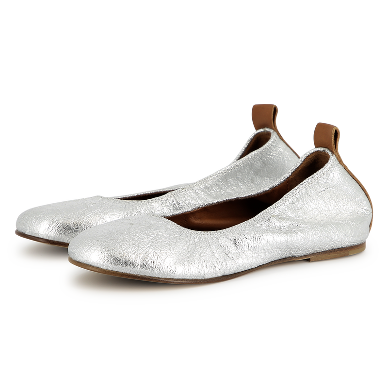 Leather ballet pumps LANVIN 
                    GIRL