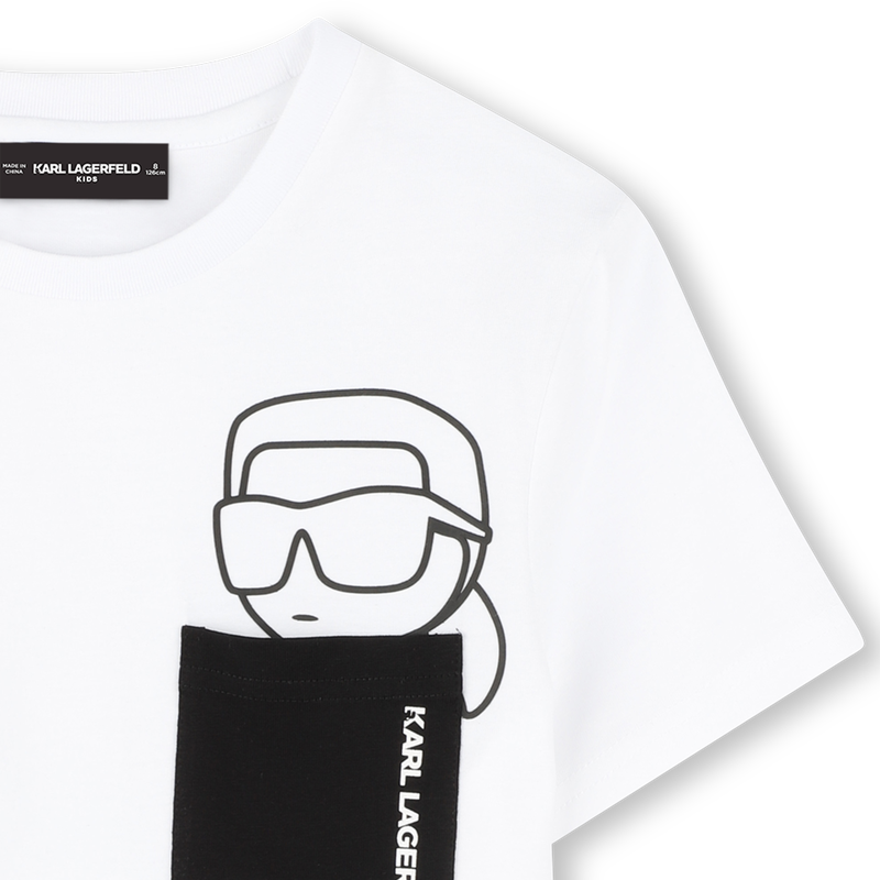 T-shirt de manga curta KARL LAGERFELD KIDS 
                        BOY