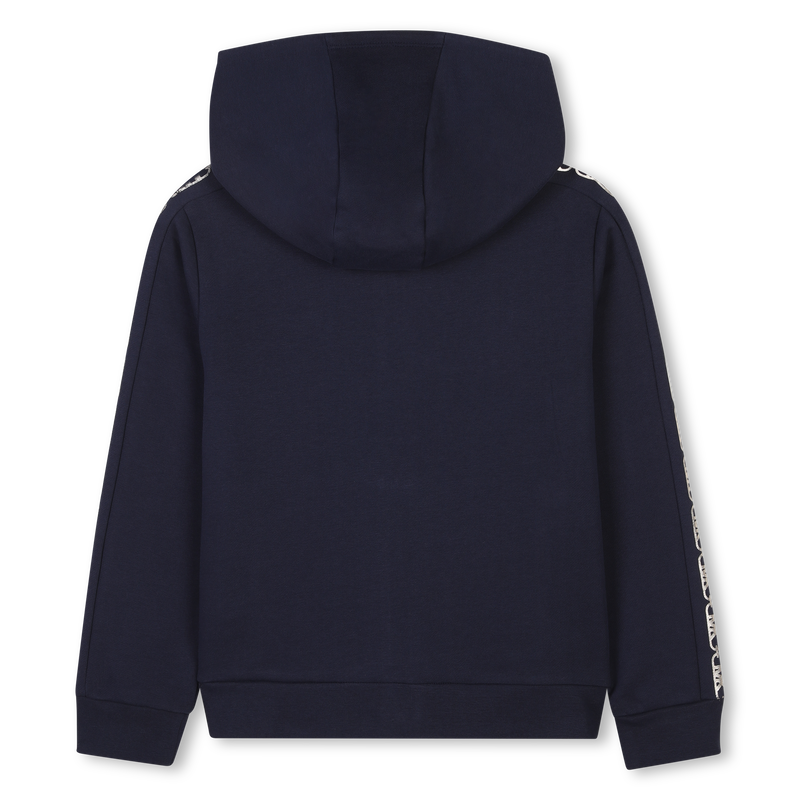 Casaco em molet&atilde;o com capuz MICHAEL KORS 
                        GIRL