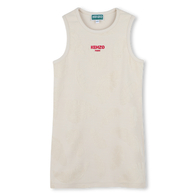 Vestido em felpa KENZO KIDS GIRL