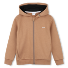 Cardigan  com capuz, BISCOITO, hi-res