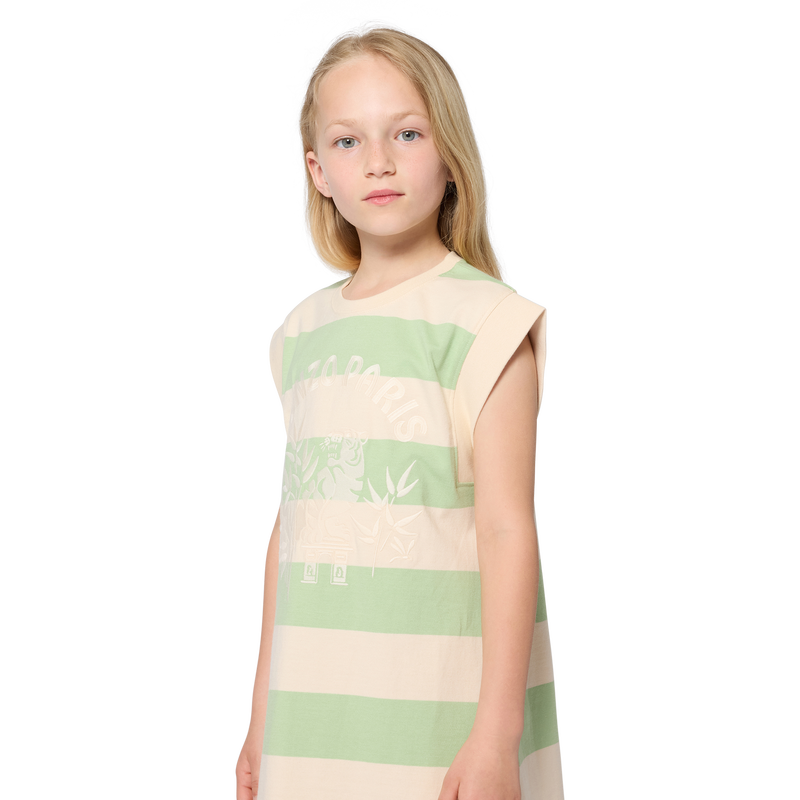 VESTIDO LISTRADO KENZO KIDS 
                        GIRL