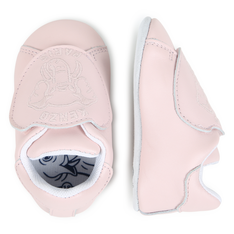 Velcro Leather Booties KENZO KIDS 
                    UNISEX