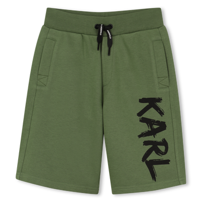 CAL&Ccedil;&Otilde;ES BERMUDAS DE ALGOD&Atilde;O KARL LAGERFELD KIDS BOY