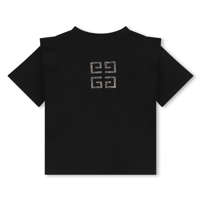 T-shirt algodão com bordados GIVENCHY 
                    GIRL
