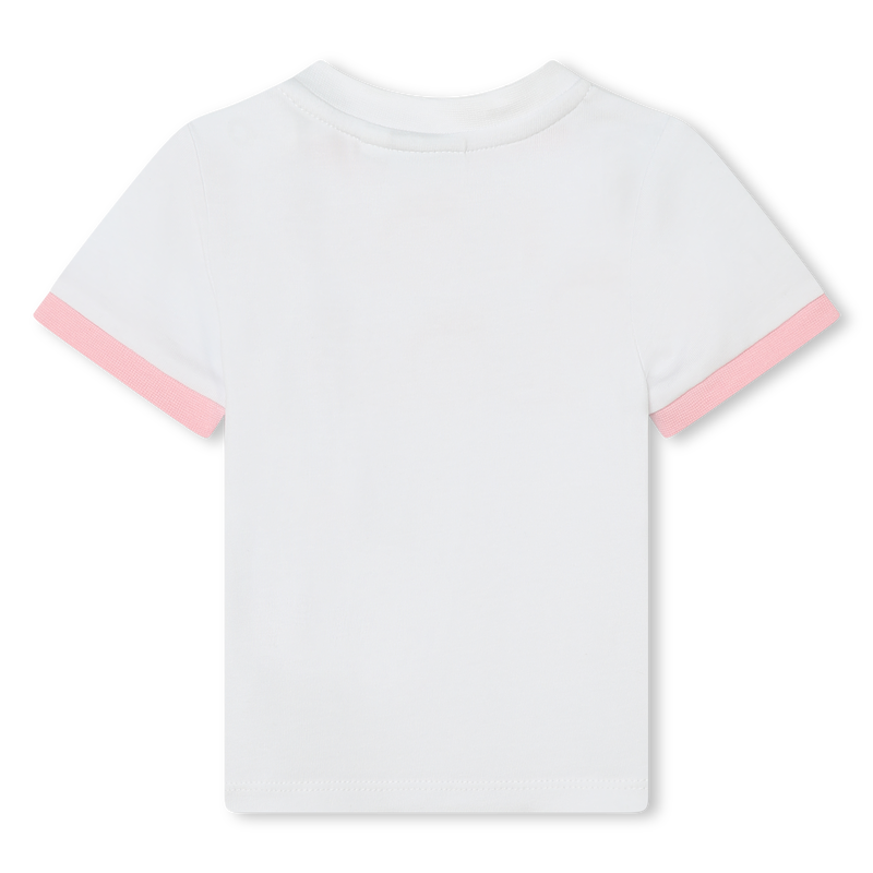 T-shirt com gola de pressão BOSS 
                    GIRL