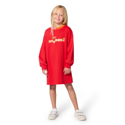 Vestido de mangas longas KENZO KIDS GIRL