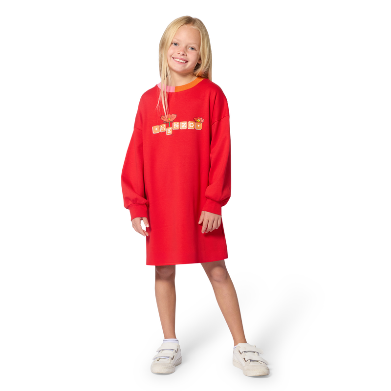 Vestido de mangas longas KENZO KIDS 
                        GIRL