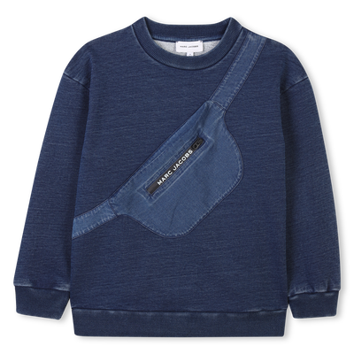 Sweatshirt molet&atilde;o estampada MARC JACOBS BOY