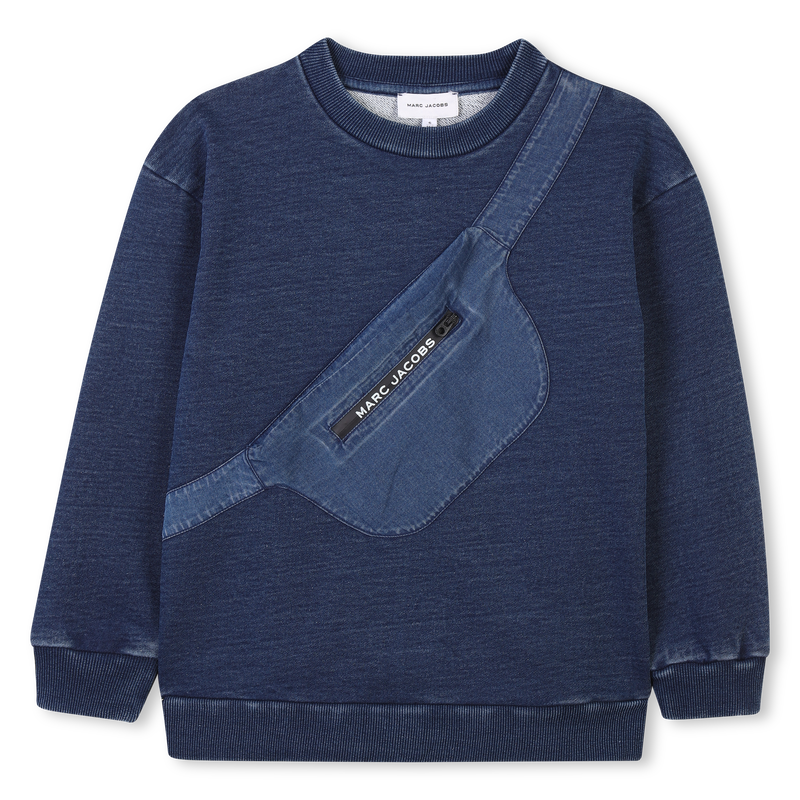Sweatshirt molet&atilde;o estampada MARC JACOBS 
                        BOY