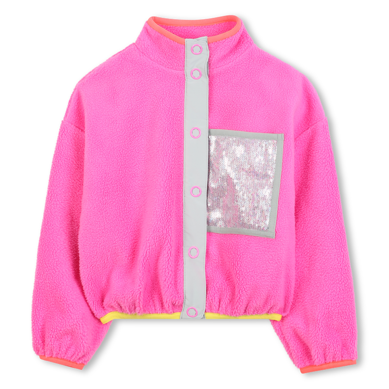 Cardigan em tecido felpudo BILLIEBLUSH 
                    GIRL