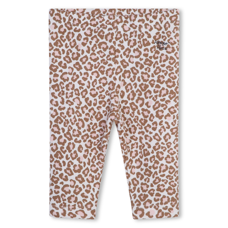 Vestido, leggings e fita KENZO KIDS 
                        GIRL