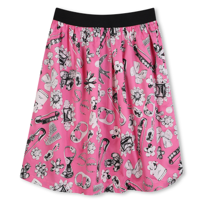 Saia de cetim de algodão MARC JACOBS GIRL