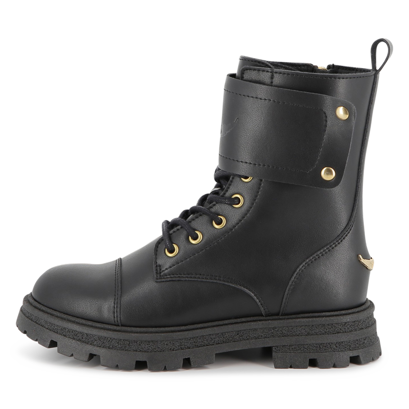 Botas de couro bovino com atacadores ZADIG & VOLTAIRE 
                    GIRL